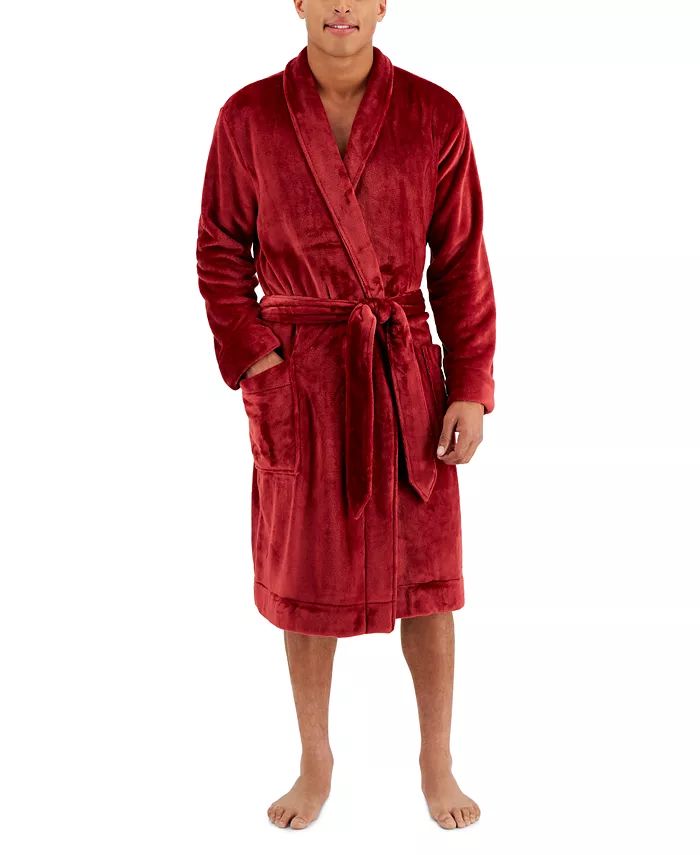 Men's Plush Pajama Robe, Created for Macy's | Macys (US)
