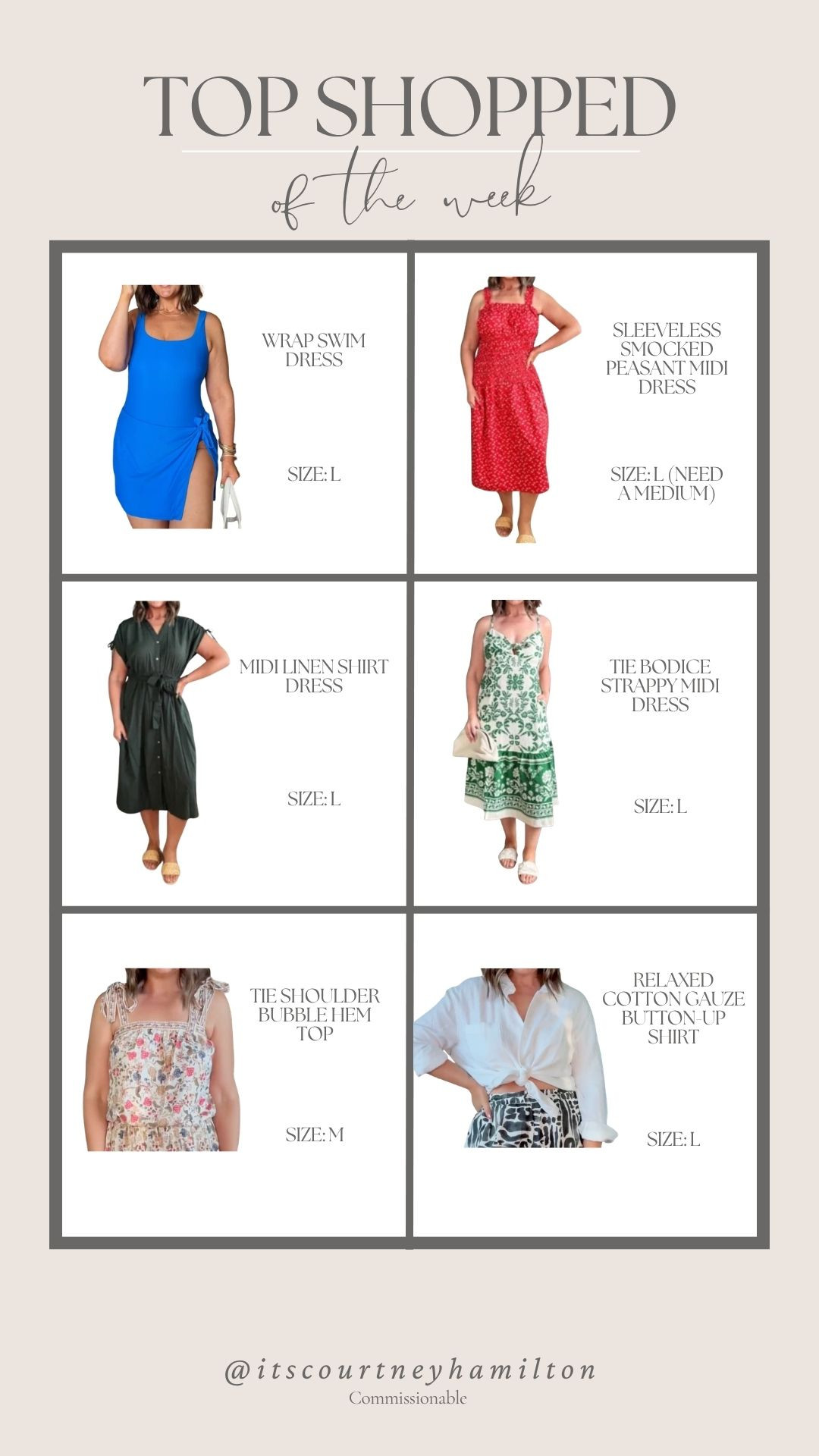 Top Shopped of the Week!!

top sellers, watchnow, new arrivals, finds under 100, finds under 50, courtney hamilton 

 #LTKootd #LTKSeasonal #LTKMidsize