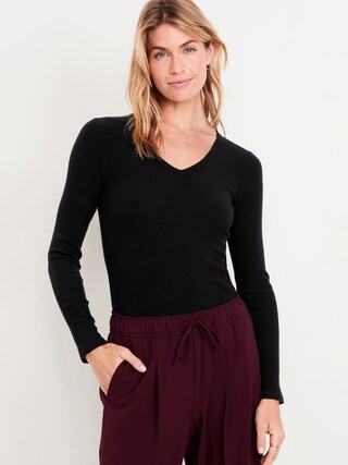 Plush V-Neck T-Shirt | Old Navy (US)