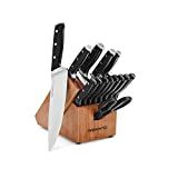 Calphalon Kitchen Knife Set with Self-Sharpening Block, 15-Piece Classic High Carbon Knives | Amazon (US)