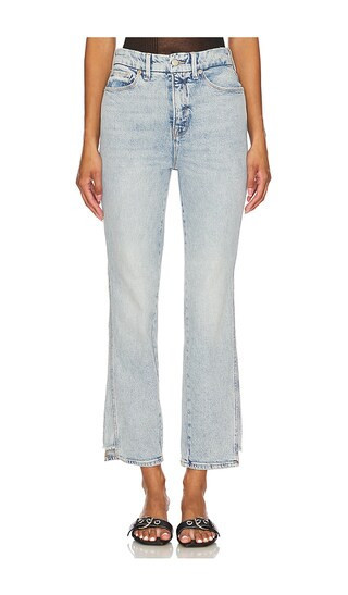 Good American Good Curve Straight Jeans in Denim-Light. - size 20 | Revolve Clothing (Global)