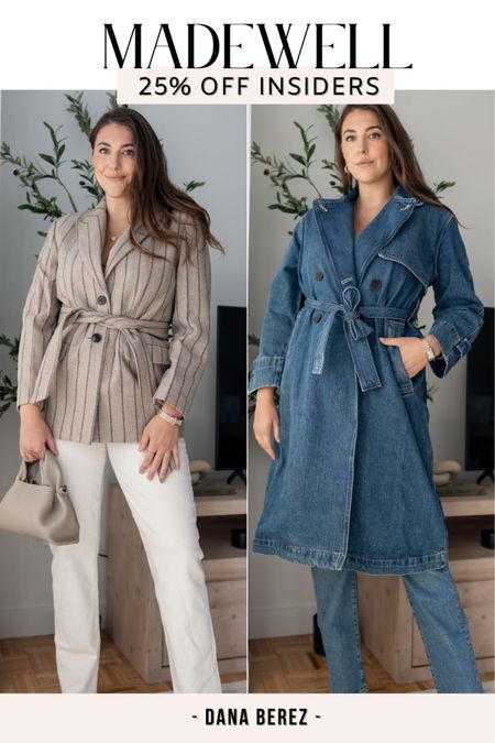 Madewell 25% off site wide 

Denim trench coat | wool blazer | Madewell size 10 fashion | size 10 | Tall girl outfit | tall girl fashion | midsize fashion size 10 | midsize | tall fashion | tall women | 

#LTKSeasonal #LTKsalealert #LTKSale