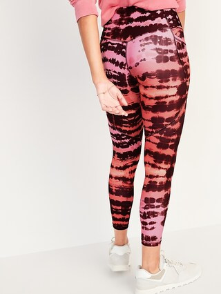 High-Waisted Elevate Powersoft 7/8-Length Side-Pocket Leggings For Women | Old Navy (US)