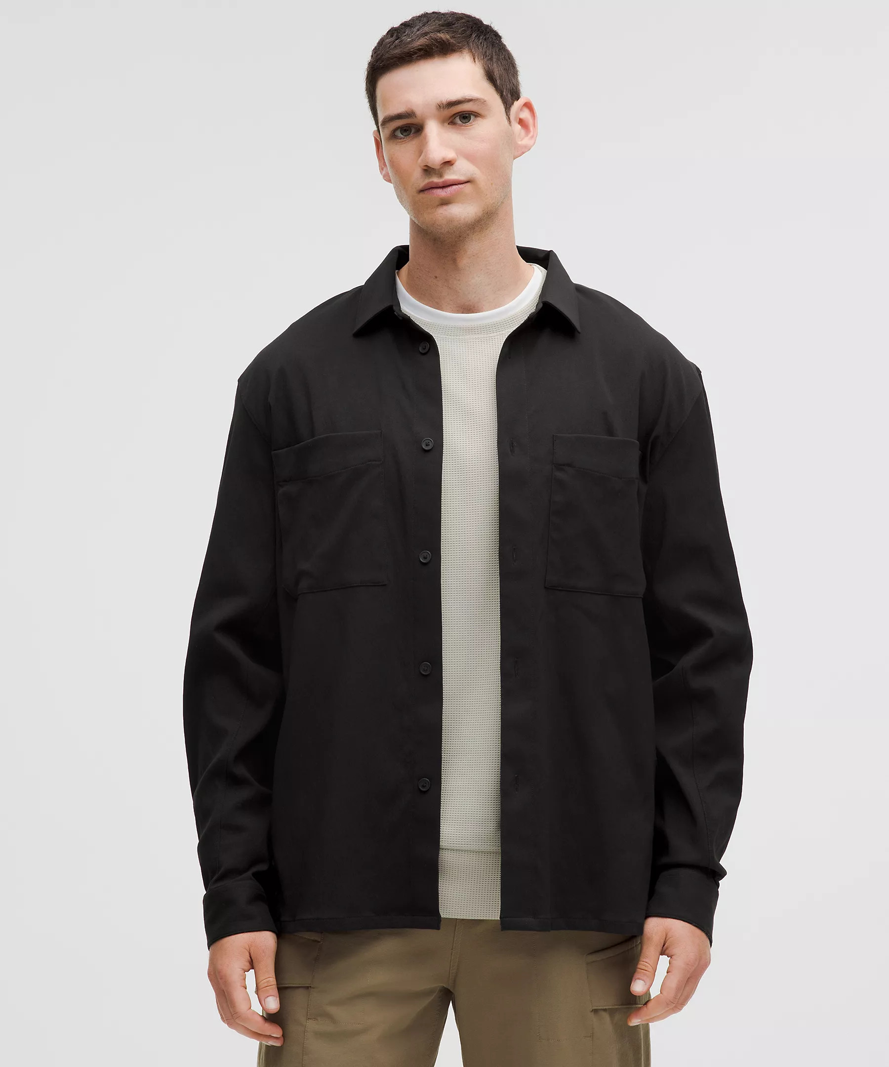 Relaxed-Fit Long Sleeve Button-Up Shirt | Lululemon (US)