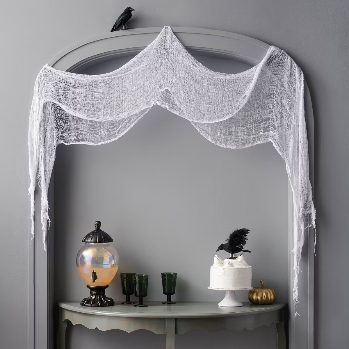9' Eerie Fabric White Halloween Decorative Prop - Hyde & EEK! Boutique™ | Target