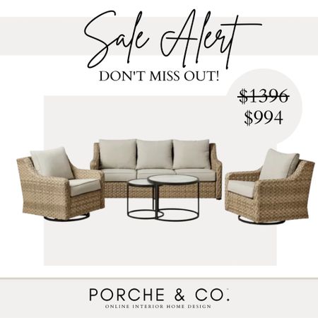 Best price we’ve seen on this patio furniture set! Outdoor furniture, Walmart home decor, patio set, swivel outdoor chair

#LTKsalealert #LTKSeasonal #LTKhome
