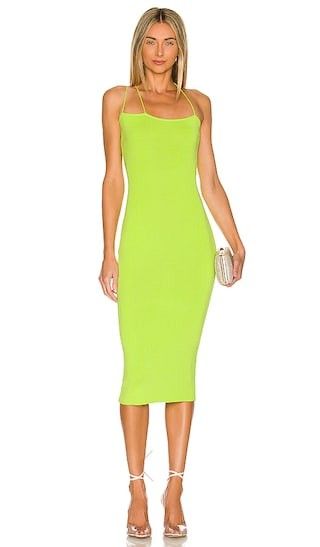 Jacquelyn Midi Dress | Neon Green Dress | Spring Dress | Summer Dress | Dresses | Revolve Clothing (Global)