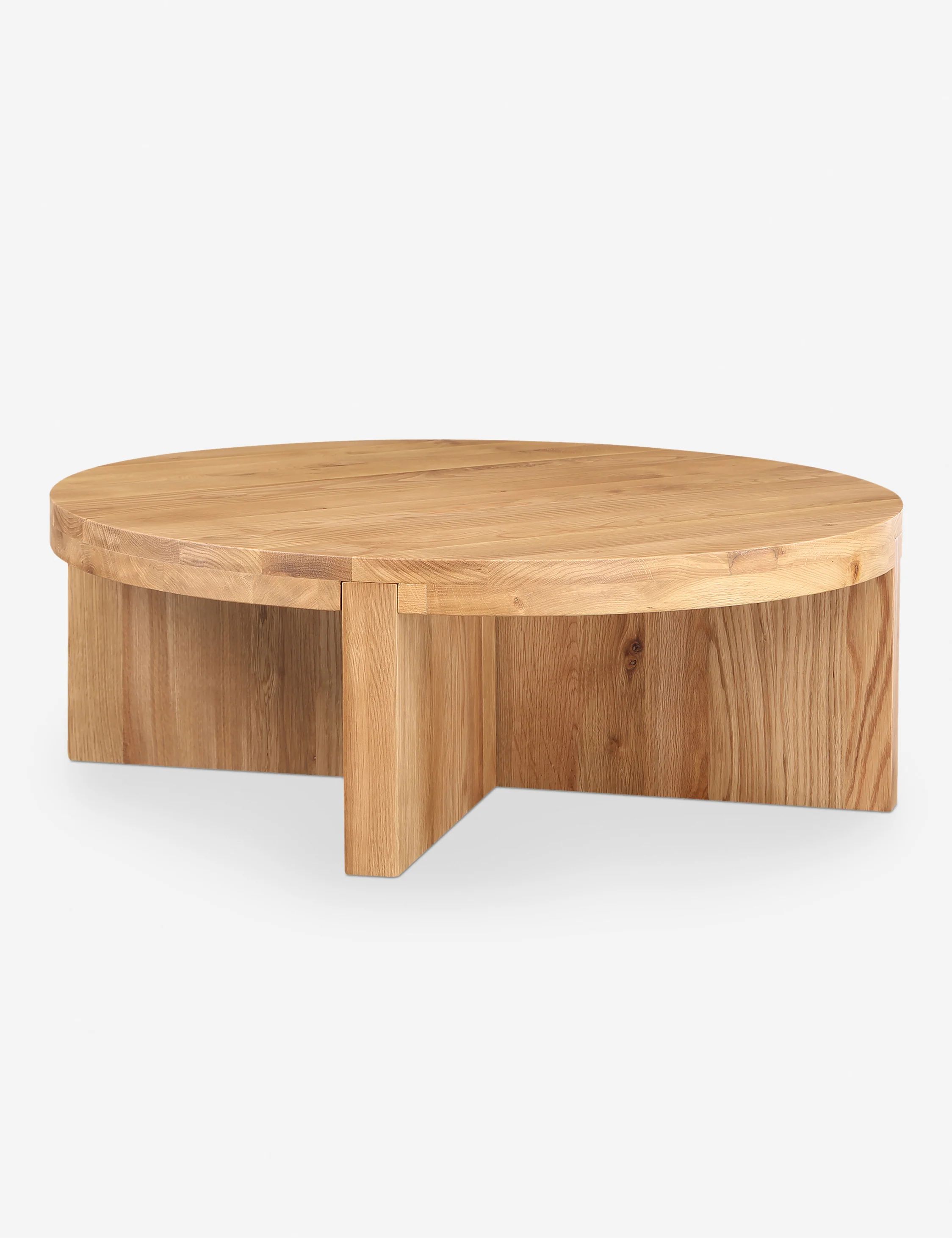 Alford Round Coffee Table, Natural | Lulu and Georgia 