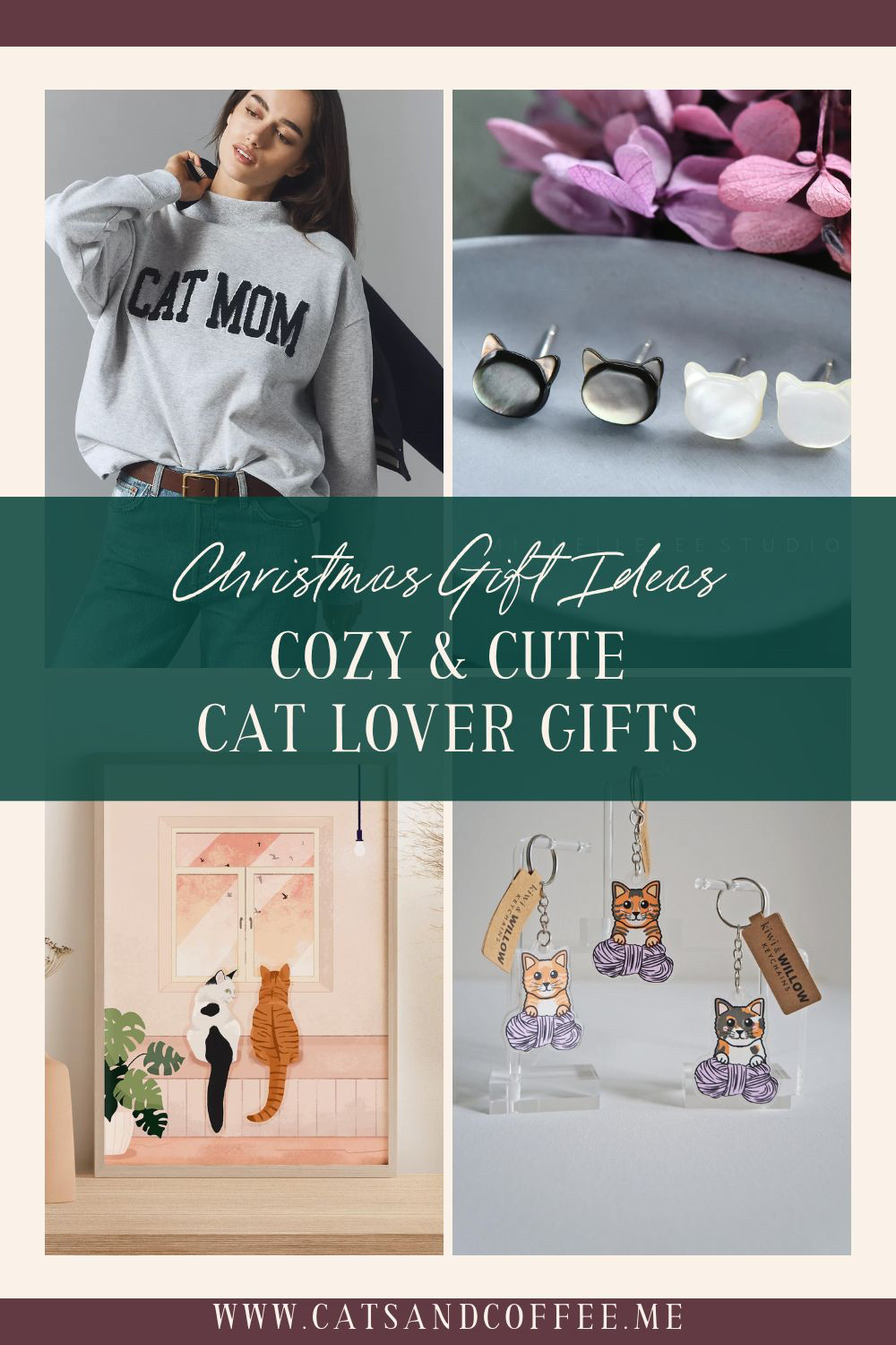Planning holiday shopping for a cat lover? Skip the cat toys and go for cozy home finds and pretty details instead. Think Anthropologie candles, dainty jewelry, and cat-inspired art 💚 

 #LTKGiftGuide #LTKSeasonal #LTKPets