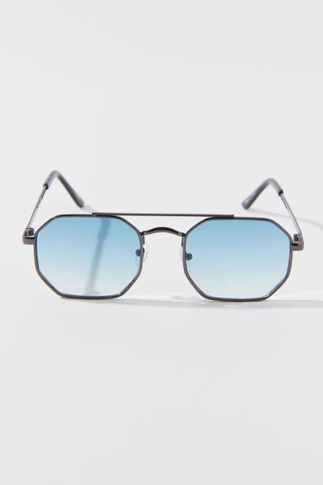 Reese Double Bridge Aviator Sunglasses | Urban Outfitters (US and RoW)