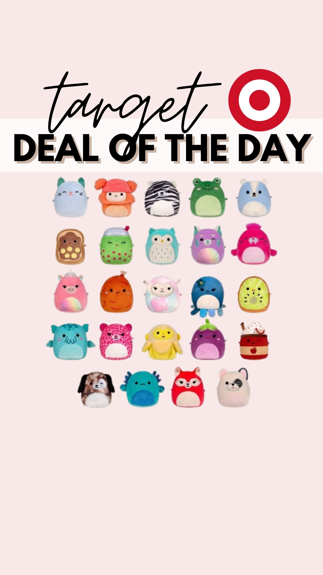 40% off plush animals
Target deal of the day 

#LTKKids #LTKSaleAlert #LTKGiftGuide