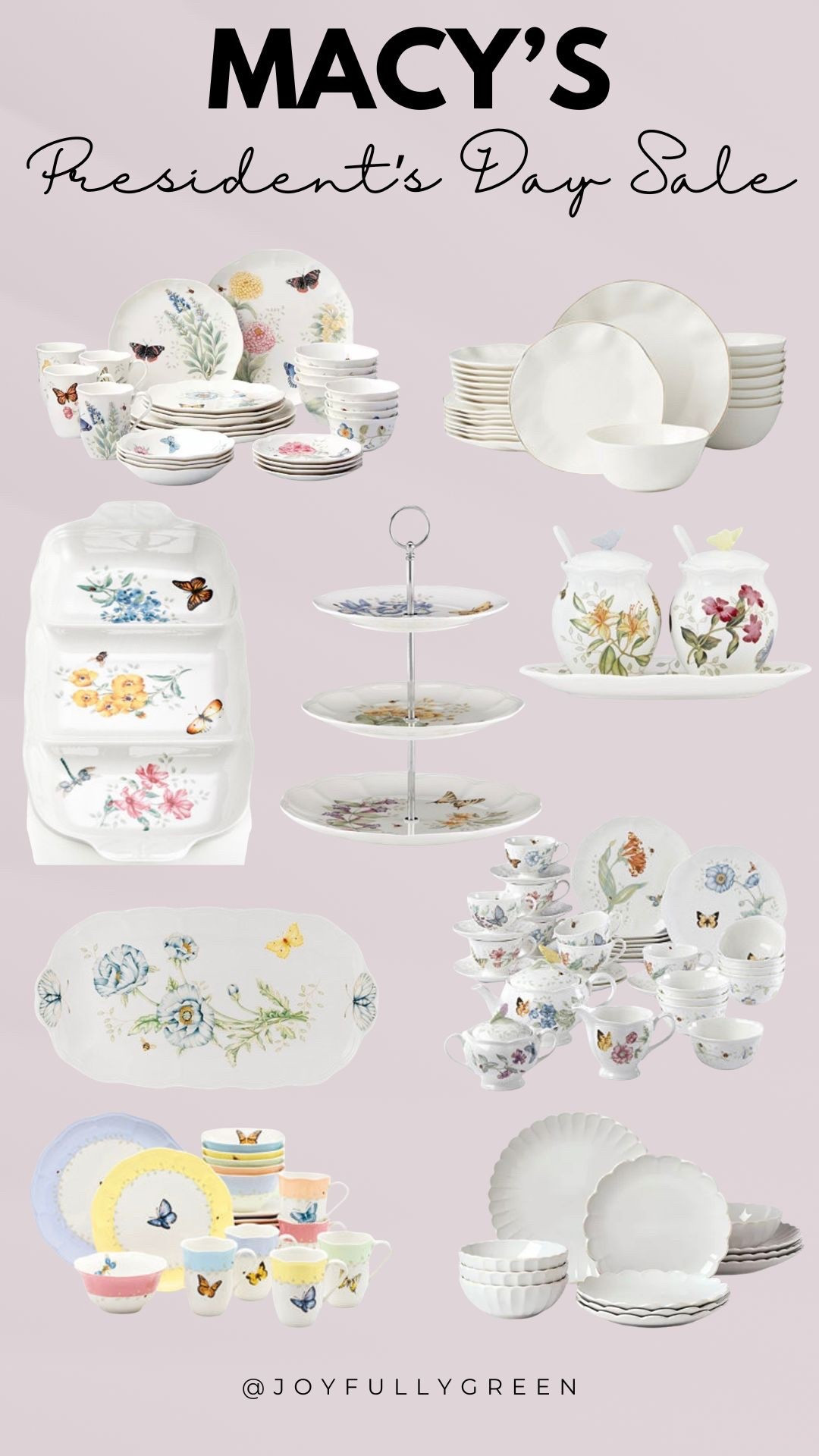 Macys Presidents’ Day sale // Lenox butterfly spring table place setting 

#LTKSeasonal #LTKSaleAlert #LTKHome