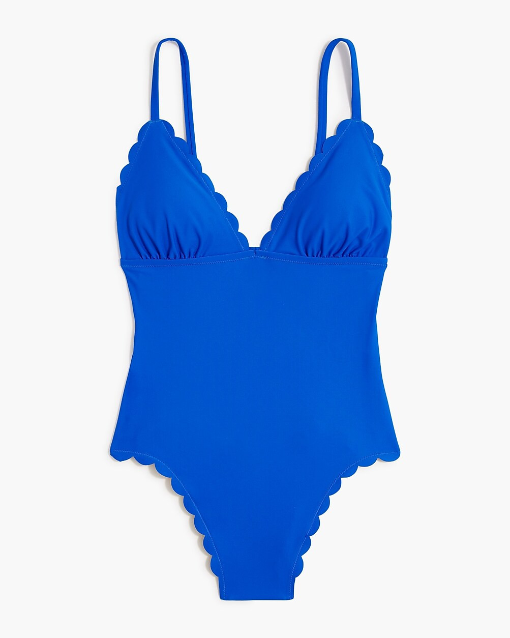 Scalloped one-piece swimsuit | J.Crew Factory