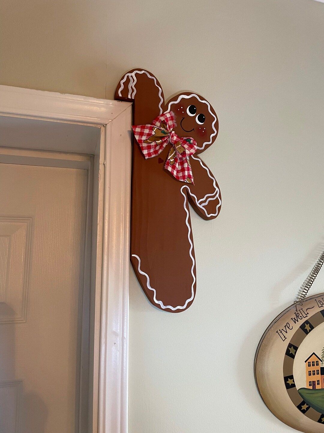 Gingerbread. Christmas Gingerbread Door or Window Decor. - Etsy | Etsy (US)