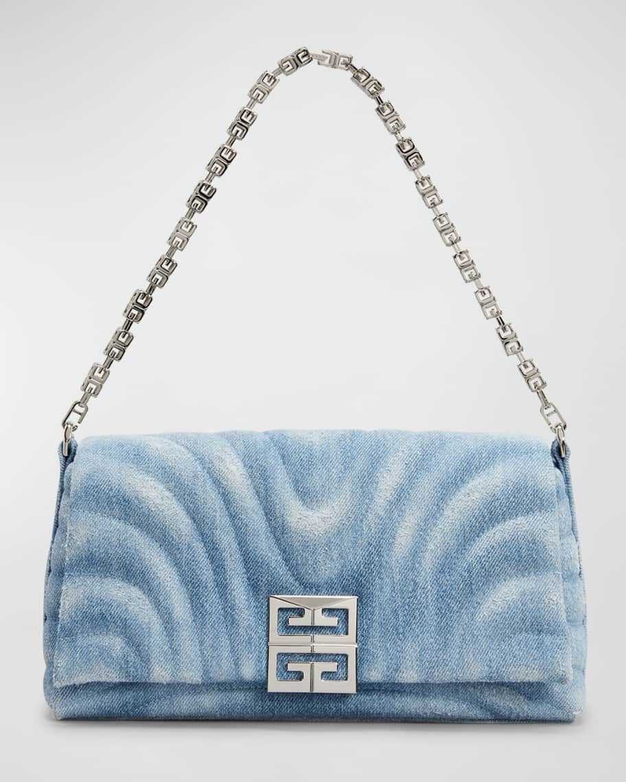 Givenchy Small 4G Ombre Denim Shoulder Bag | Neiman Marcus