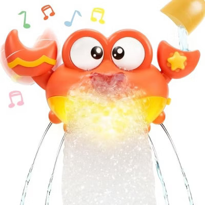 Joyfy LED Bubble Crab Bath Toy for Toddlers 2-4, Automatic Bubble Machine with Music & Lights, Bathtub Sensory Toys, Easter Gifts for Kids Boys Girls | Target