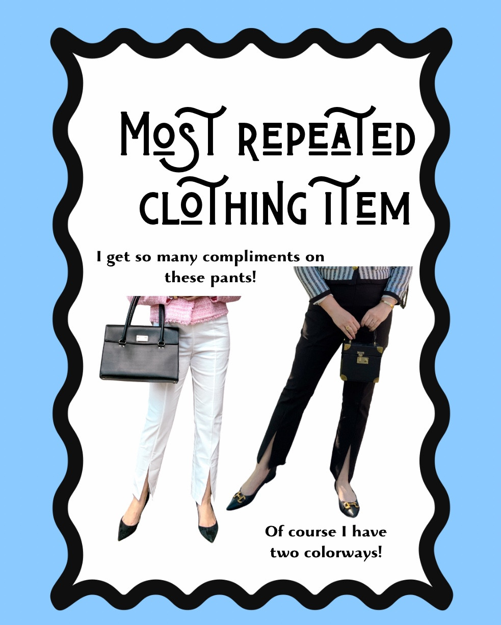 Time for a little Coco Cabana by the numbers 🖤✨
Let’s break it down  - all science-like (well, sort of 😉) and take a peek behind the scenes. From your favorite looks to my most-worn pieces, this breakdown is the wrap-up for a fabulous fall collection.

This capsule was all about classic black and white with  pops of color, timeless silhouettes, and that “Palm Beach meets Park Avenue” kind of vibe.

You can shop every look and all the standout pieces from Coco Cabana - plus a few inspired finds - over on my LTK, all rounded up for easy browsing.

#LTKSeasonal #LTKStyleTip #LTKItBag