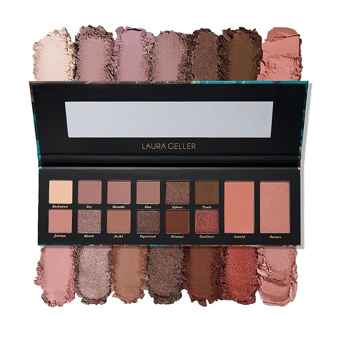 LAURA GELLER NEW YORK Laura's Essentials Blushing & Blissful 12 Multi-Finish Eyeshadows 1 Highlig... | Amazon (US)