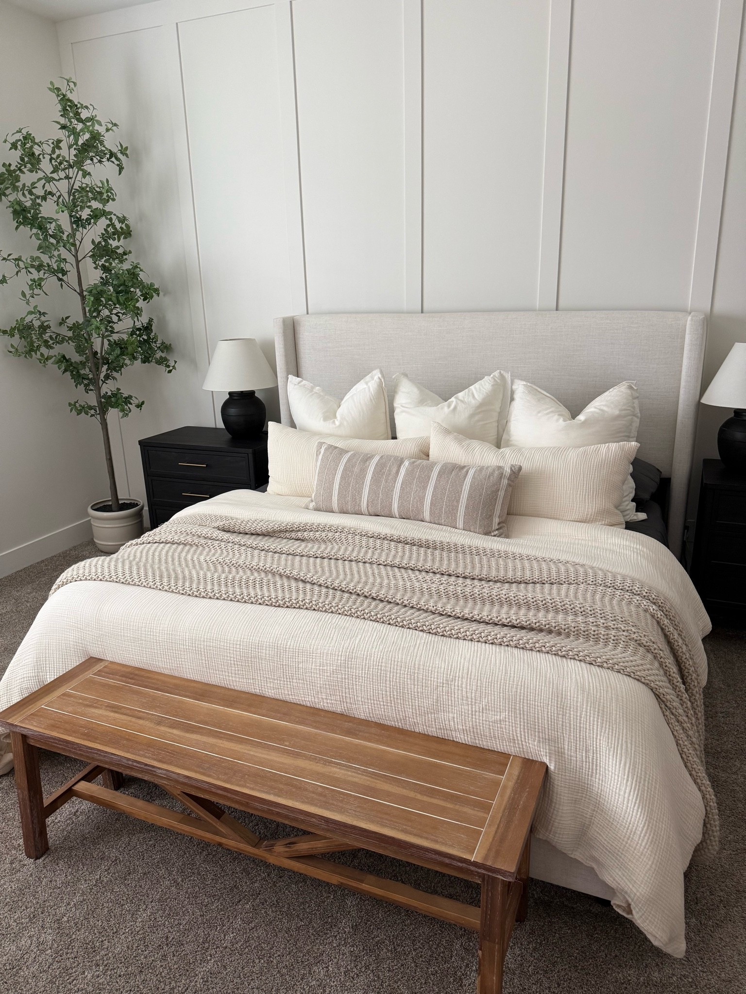 Cozy bedding combo ☁️ 

Neutral | bedroom | duvet

#LTKHome