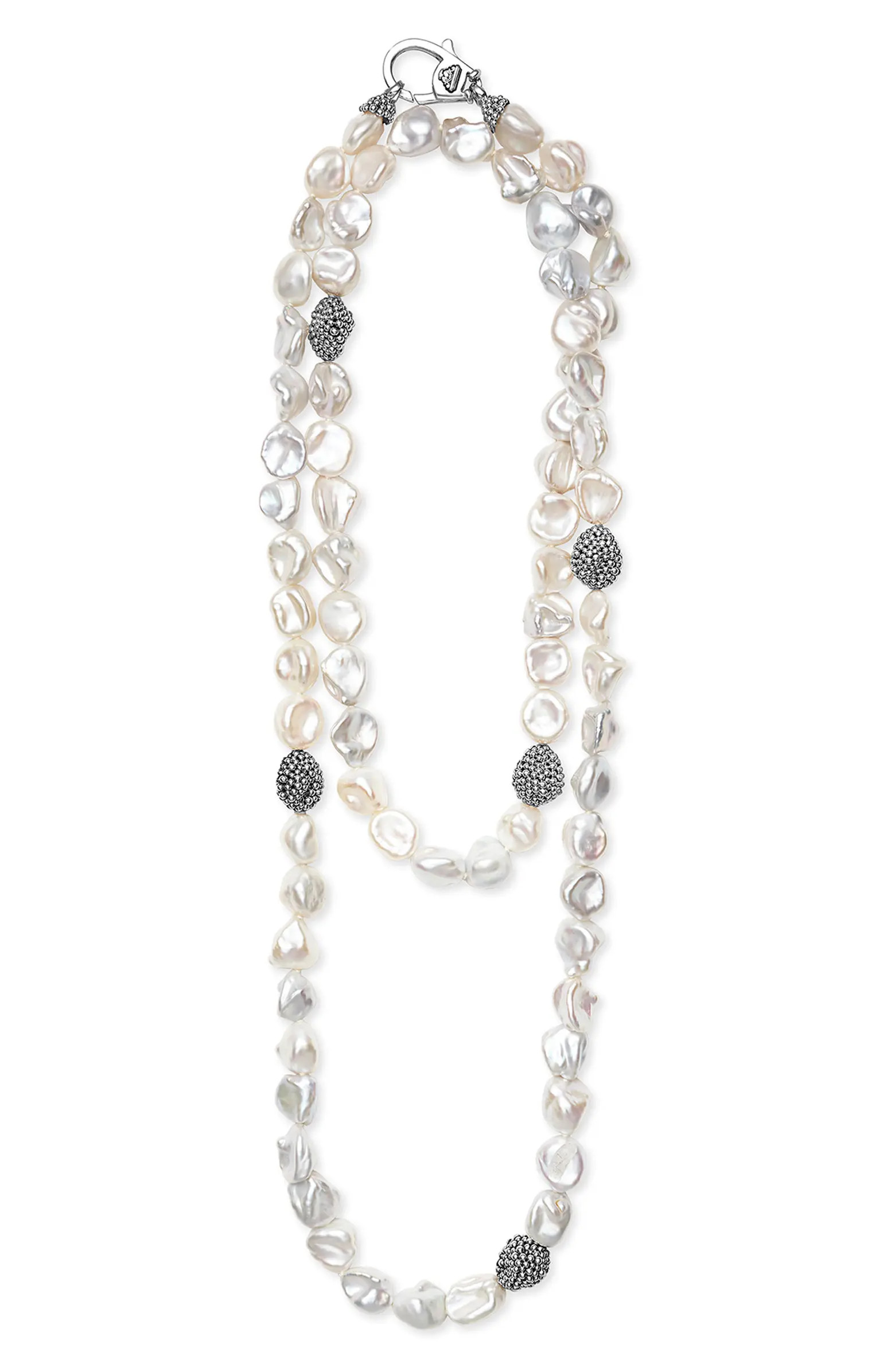 LAGOS Luna Keshi Pearl Nugget Long Necklace | Nordstrom | Nordstrom
