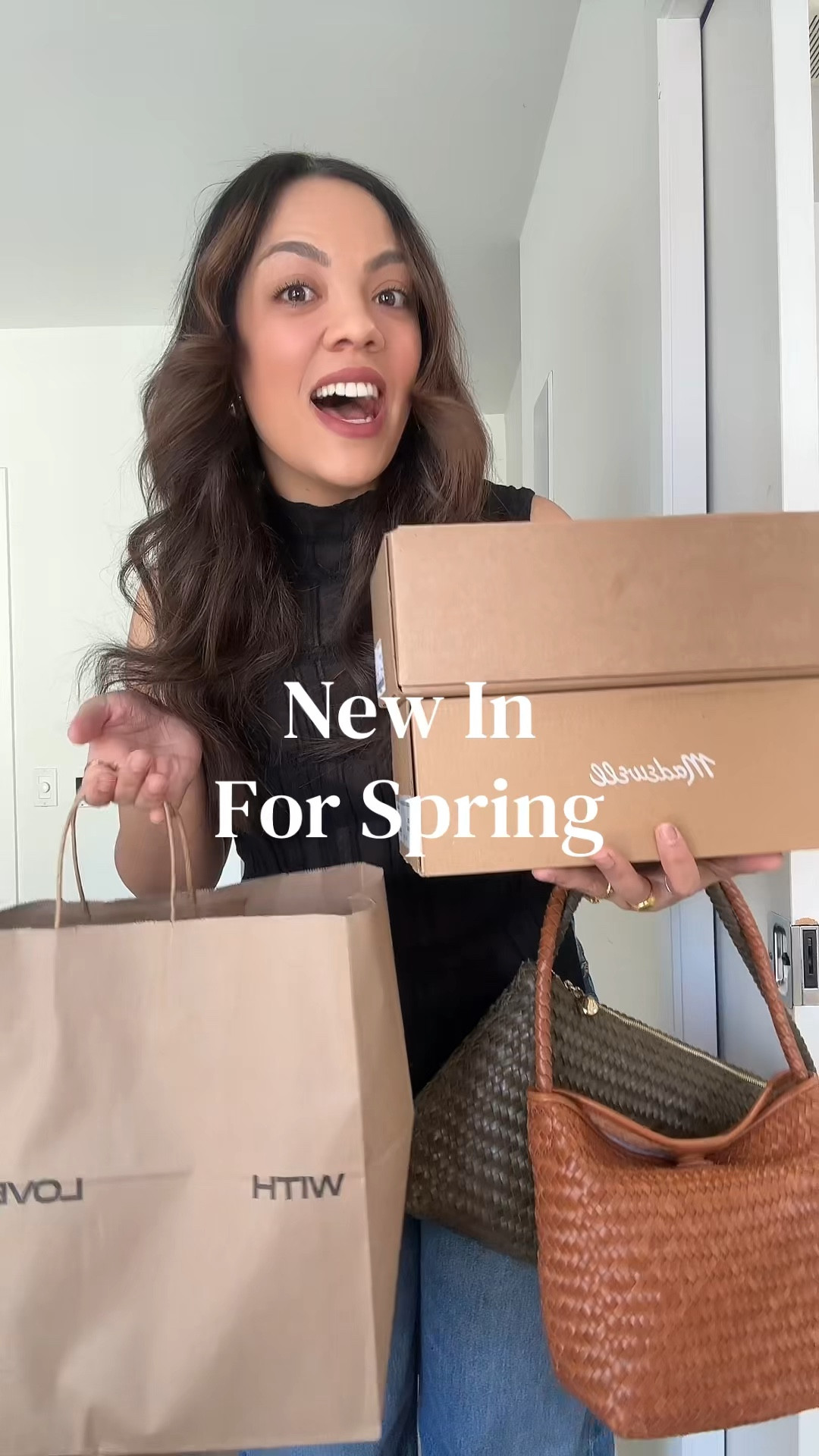 New pieces for spring!

-Zara black sheer sleeveless mockneck top, I have a medium. 
-H&M cape trench, I have a M/L. 
-Madewell olive green and cognac woven bags. 
-Madewell cor print sandals. 
-Reformation red strappy sandals. 



#LTKstyletip #LTKsummer #LTKcanada