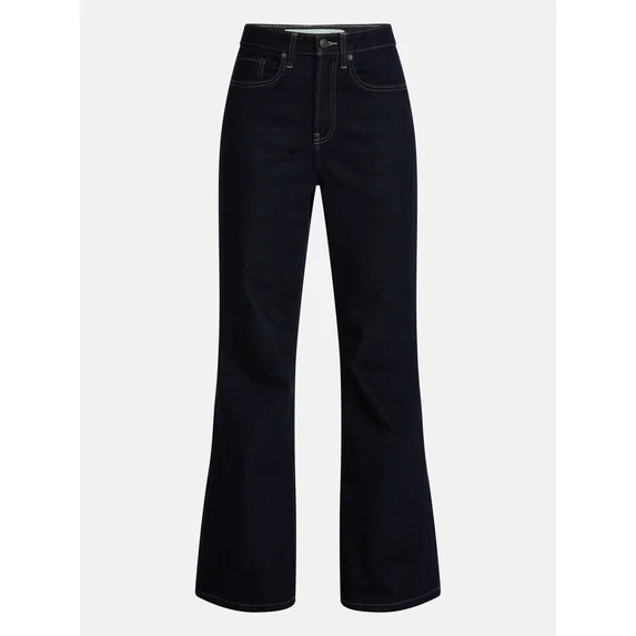 Scenario Women's High Rise Flare Denim Jeans, Sizes 0-20 | Walmart (US)