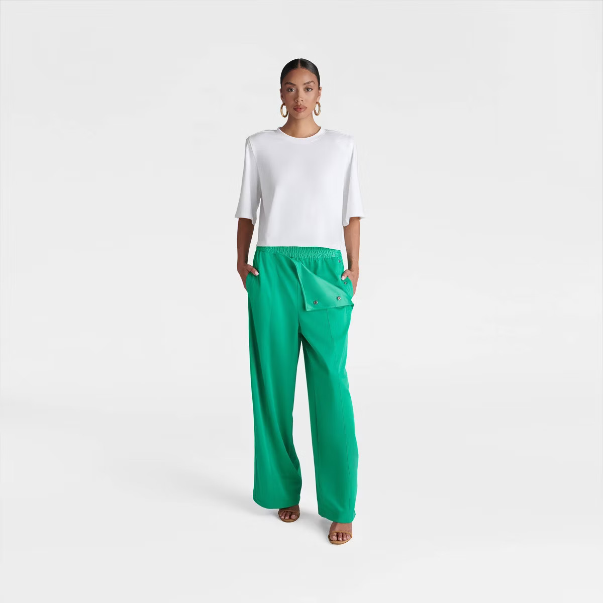 KBB by KAHLANA Women's Mid-Rise Straight Leg 'The Convertible Track Pant' | Target