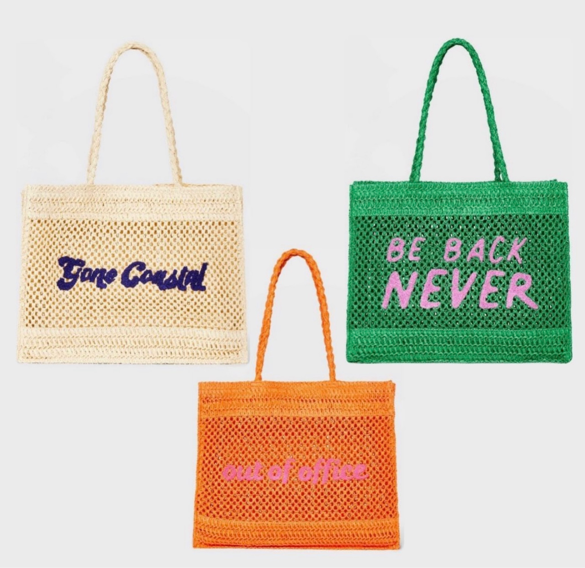 BEACH TOTES YOU MUST HAVE.
target summer beach totes are the absolute CUTEST. i am personally mad i didn’t see this earlier, but i will share it with y’all. a summer vacation must have.

#LTKSeasonal #LTKSale #LTKFind