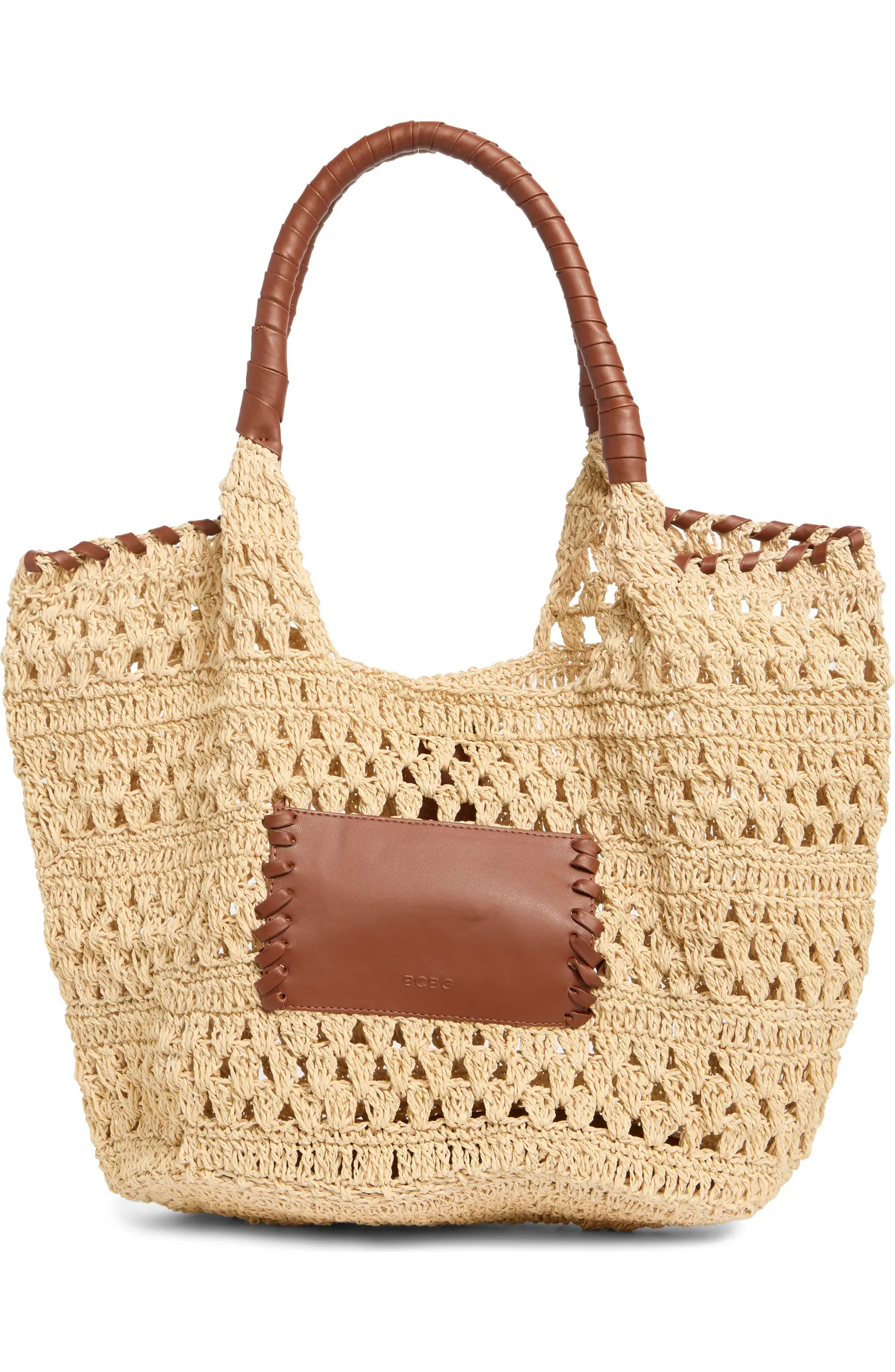 Collection XIIX Crochet Raffia Tote Bag | Nordstromrack | Nordstrom Rack