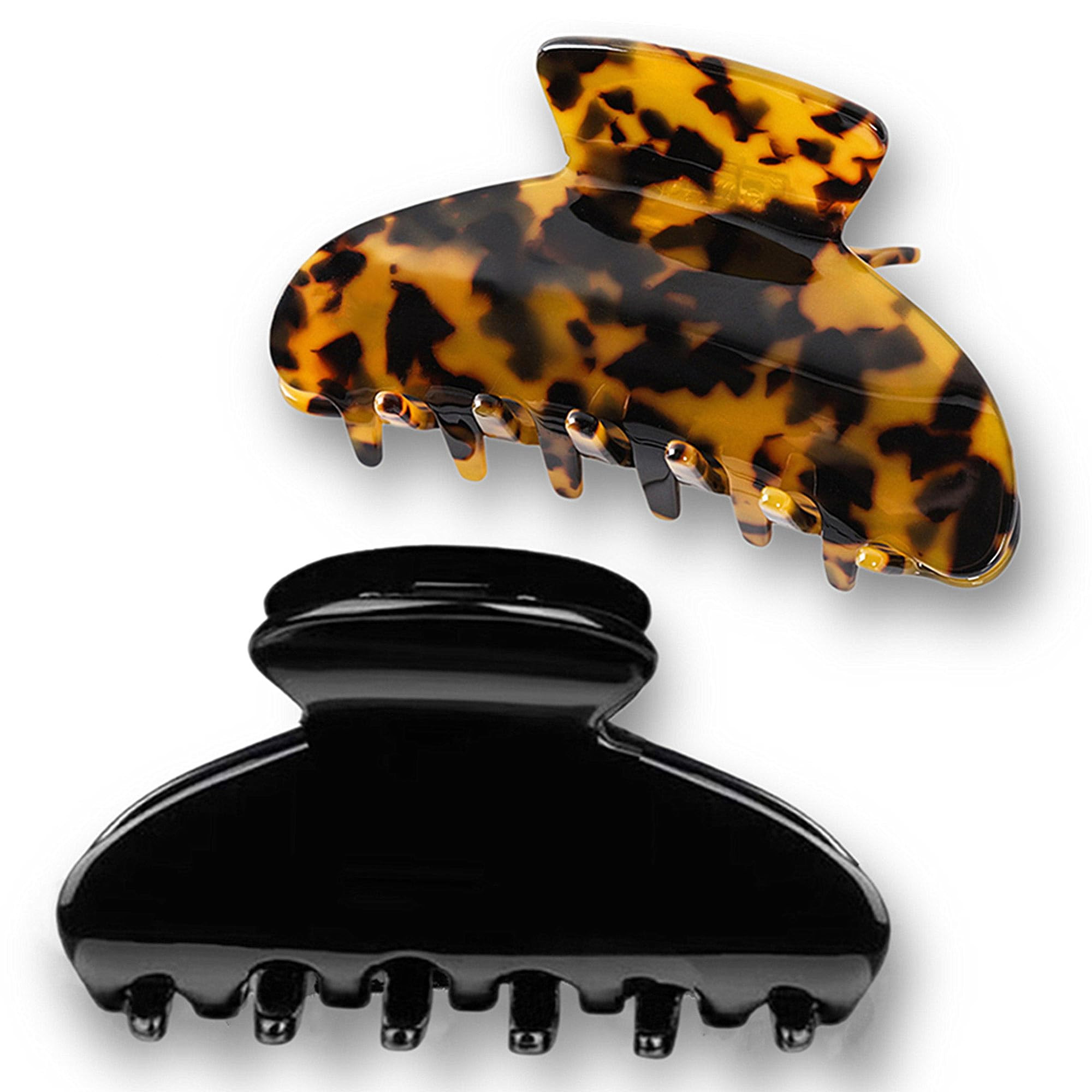 Big Claw Hair Clips for Women Girls Tortoise Hair Jaw Clips Large Hair Claw Clamps Celluloid Hair... | Amazon (US)