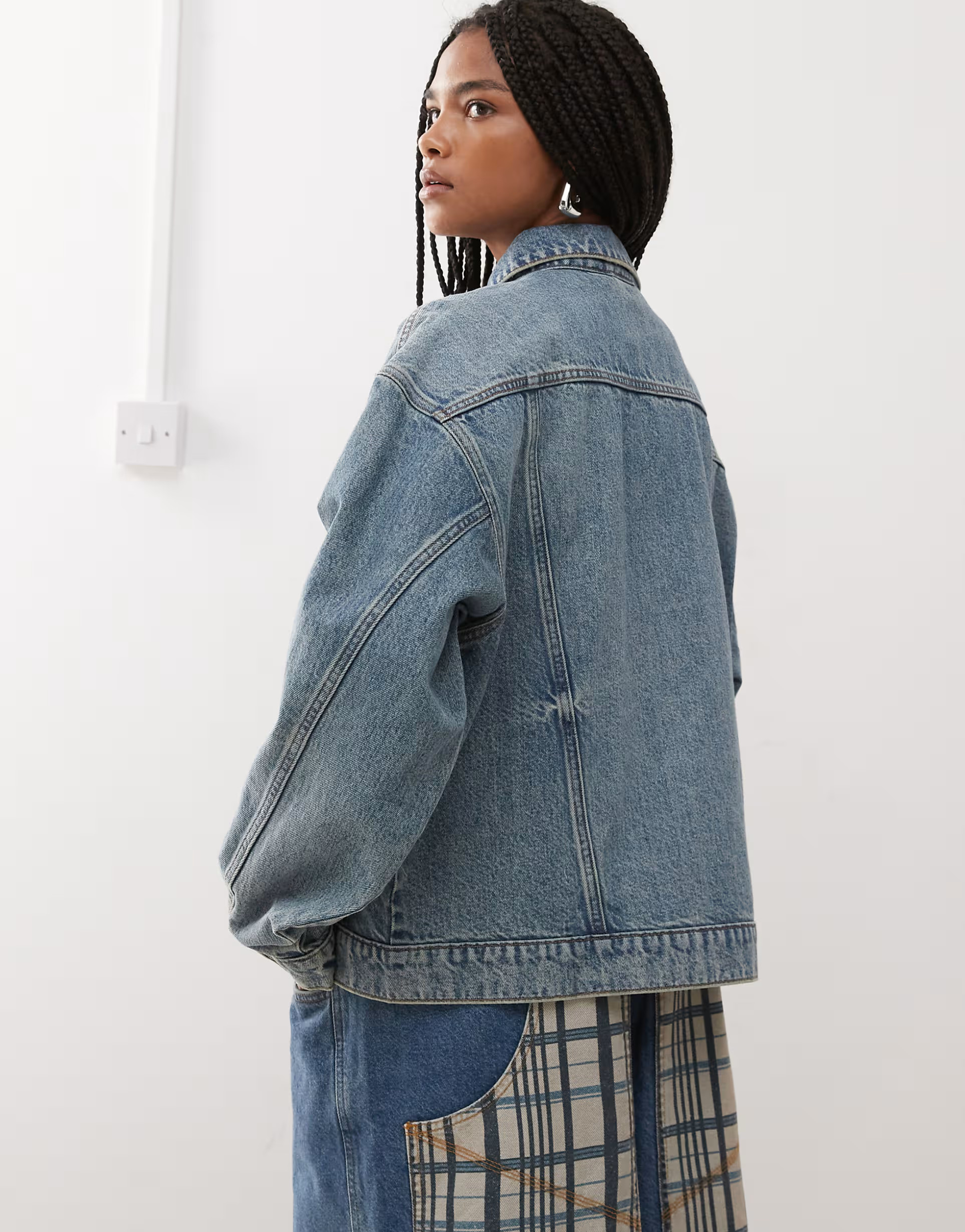 COLLUSION Unisex – Trucker-Jeansjacke in Stone-Waschung | ASOS | ASOS (Global)