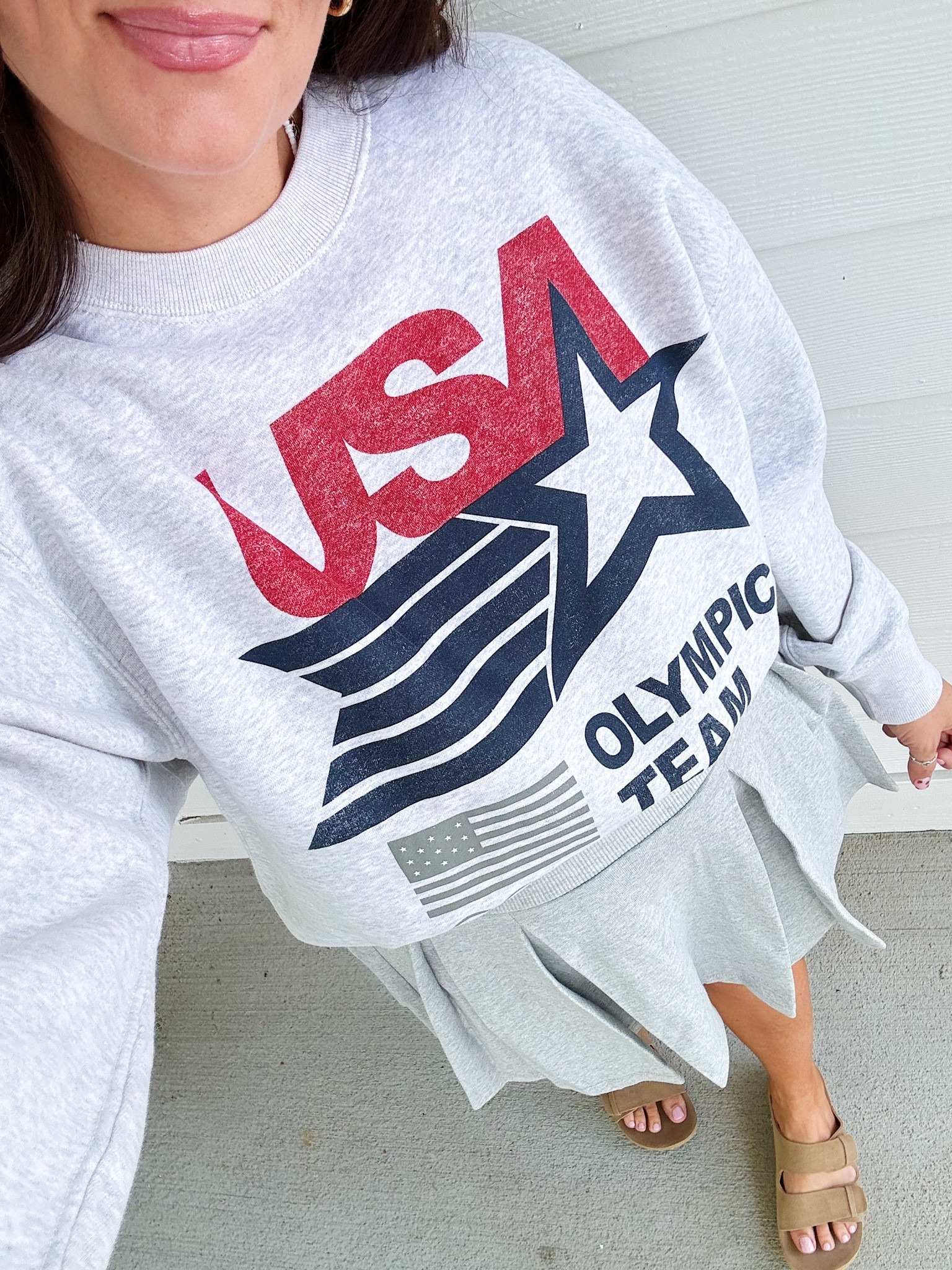 • medium sweatshirt 
• medium skirt

#LTKStyleTip #LTKSeasonal #LTKFindsUnder50