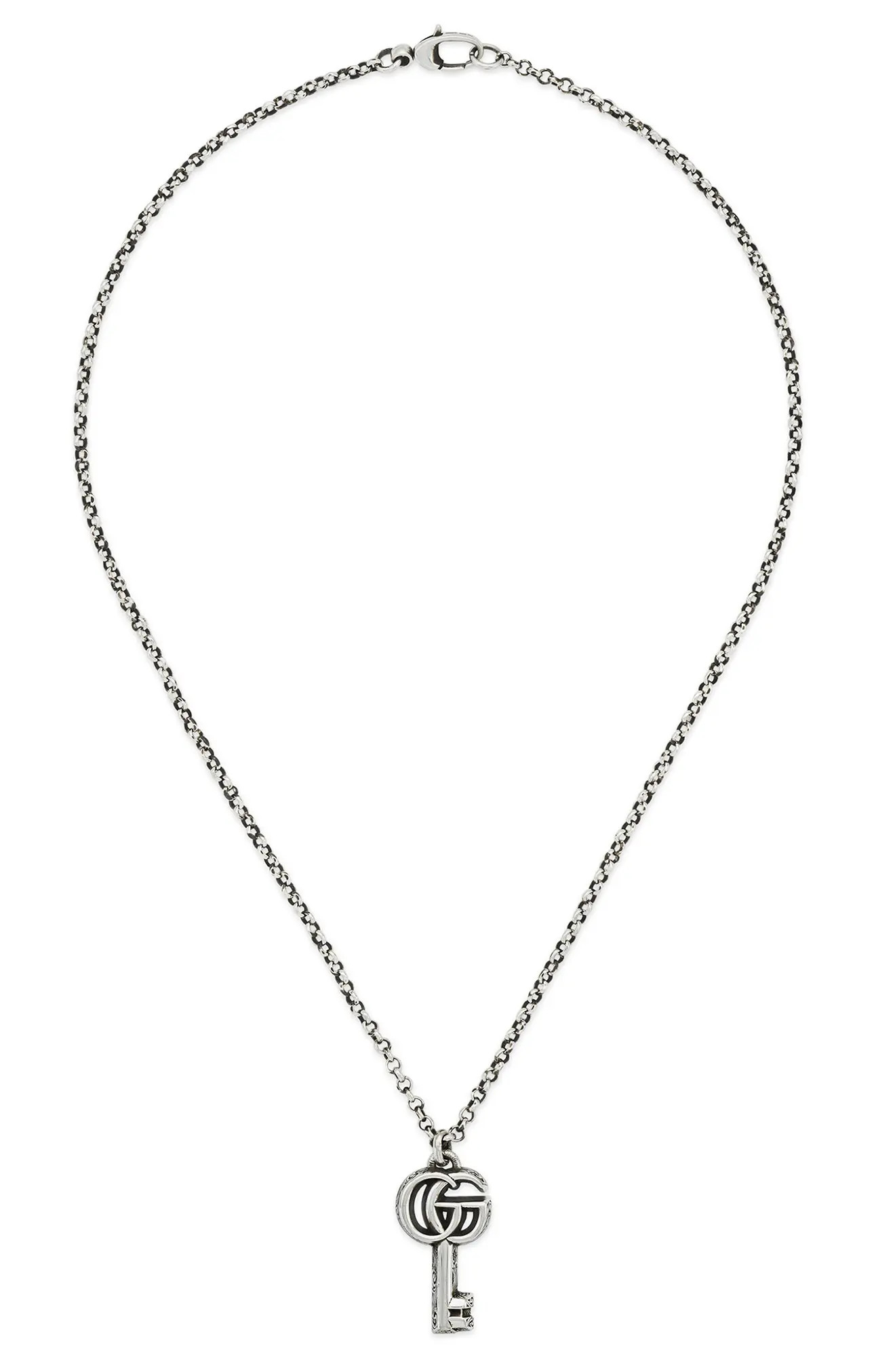 GG Silver Key Necklace | Nordstrom
