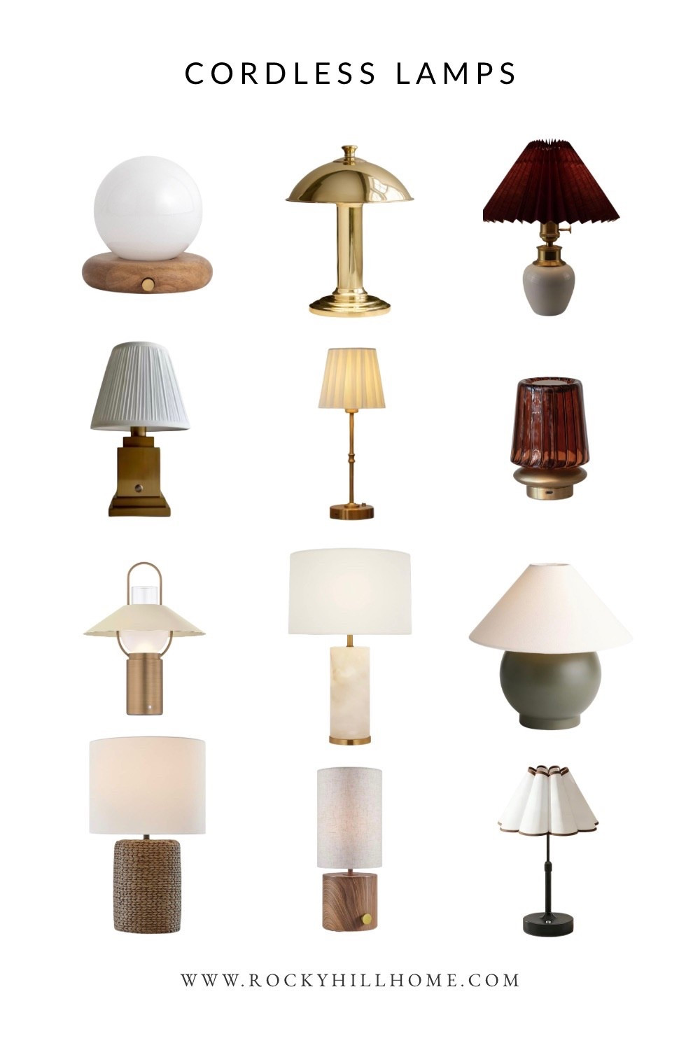 12 Best Cordless Lamps for Your Home | Rechargeable Table Lamp Roundup

No outlet? No problem! Whether you need a rechargeable table lamp for a bookshelf or living room mood lighting, these cordless options are a game changer. 
From modern globes to pleated shades, here are the best portable lighting solutions for every style. Perfect for shelf styling & accent tables!

#LTKHome
