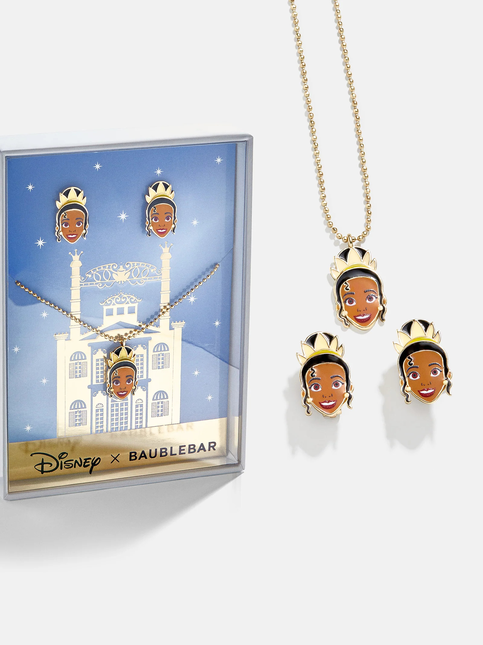 Disney Princess Kids' Jewelry Set - Tiana | BaubleBar (US)