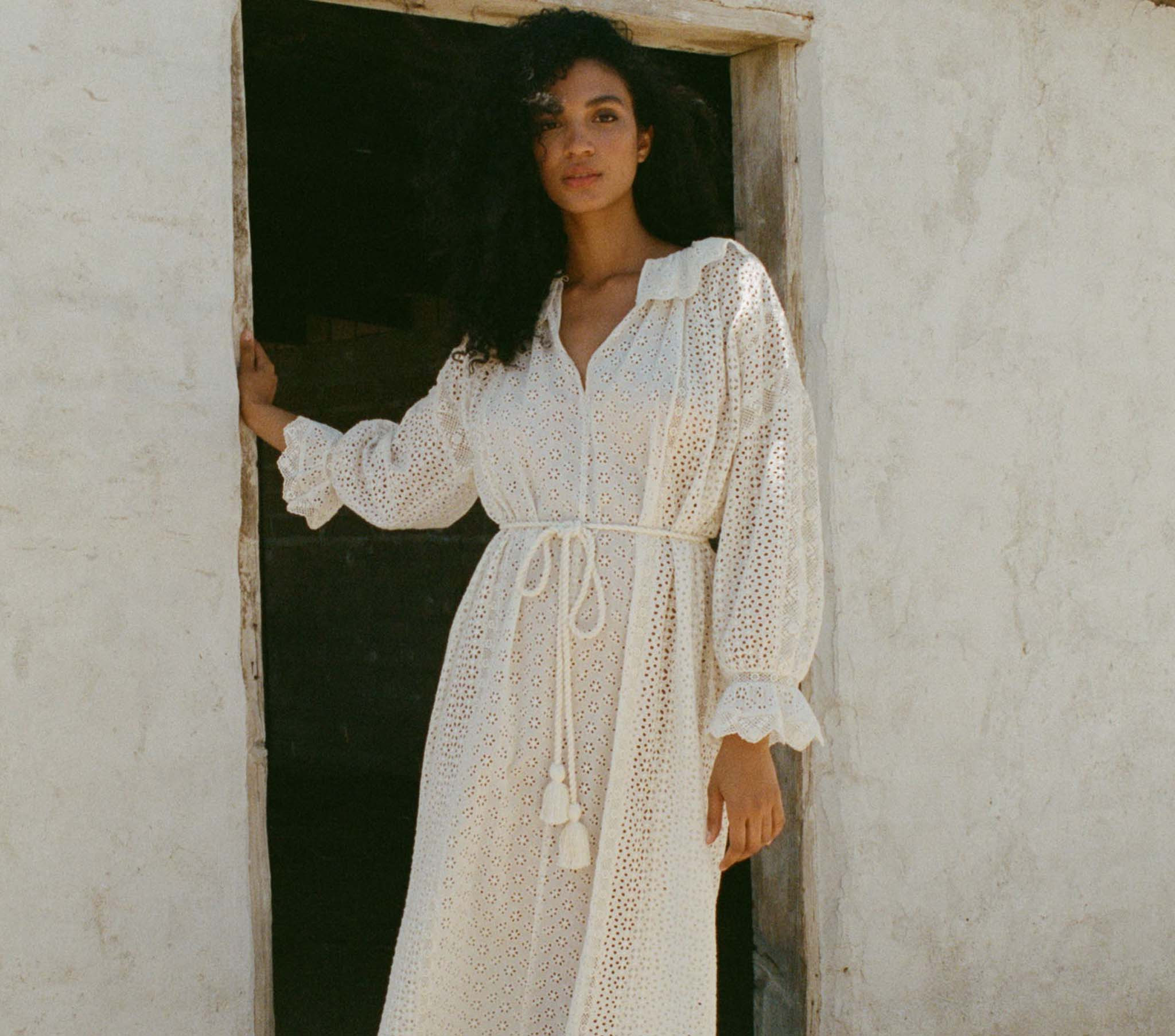 PERSEPHONE DRESS - MAGNOLIA | DÔEN | DOEN