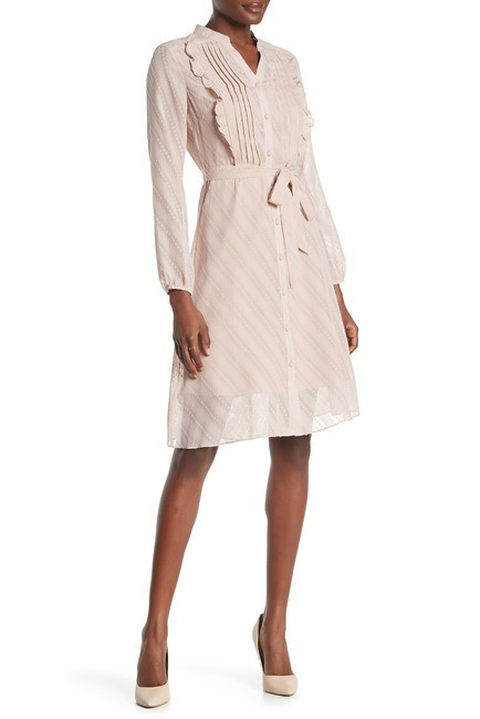 Pintuck Long Sleeve Dress | Nordstrom Rack