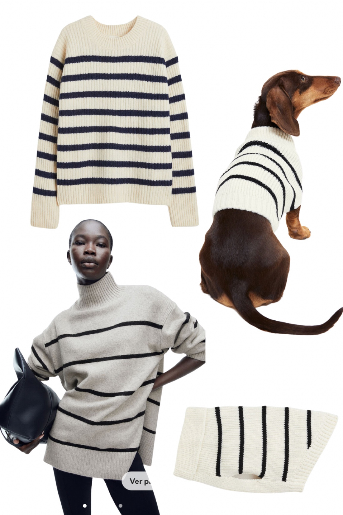 H&M matching sweaters for you and your dog! #dogapparel #matchingsweaters #fall #dog 

#LTKeurope #LTKGiftGuide