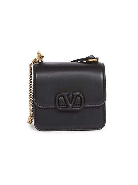 Micro VSling Leather Crossbody Bag | Saks Fifth Avenue