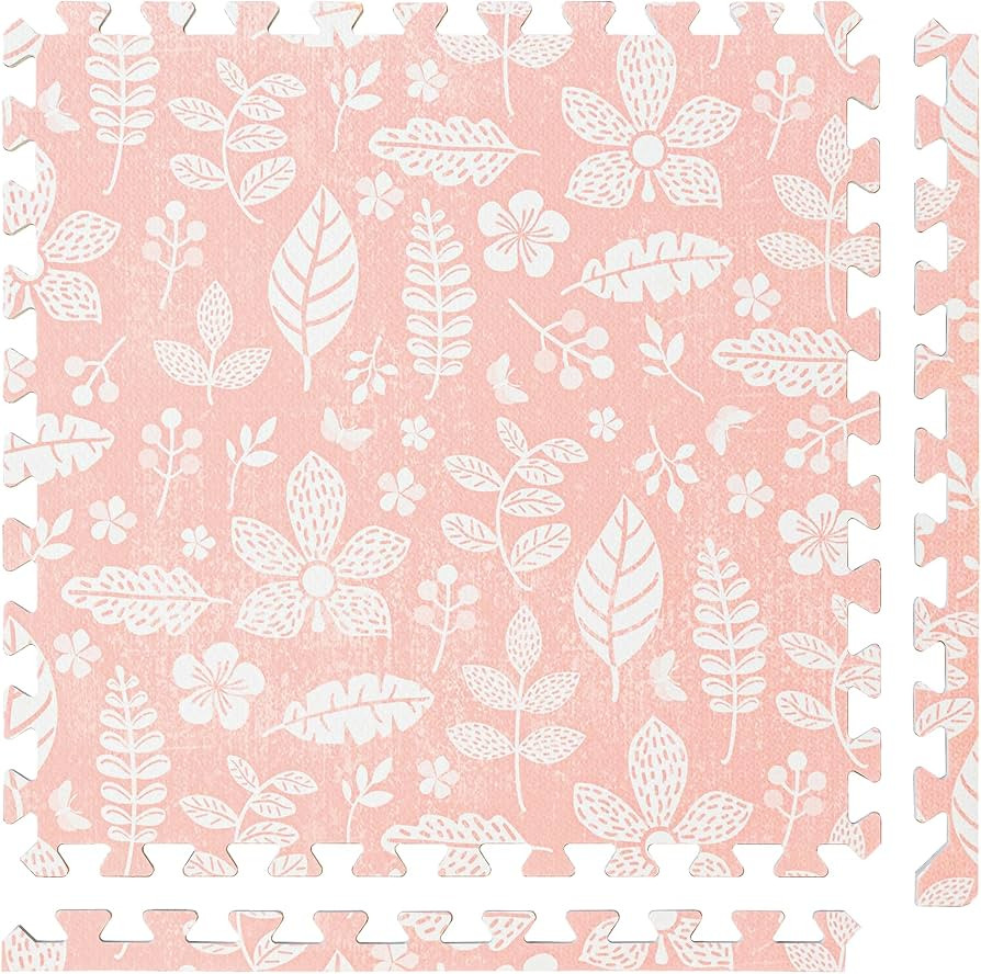 Premium Baby Foam Play Mat - Stylish & Large Non-Toxic Puzzle Floor Tiles for Kids & Toddlers - S... | Amazon (US)