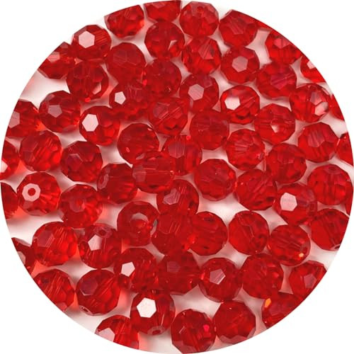 40pcs 12mm Faceted Crystal Glass Beads Round Spacer Beads for Jewelry Making DIY Craft Making Nec... | Amazon (US)