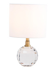 13in Cut Crystal Ball Table Lamp | TJ Maxx