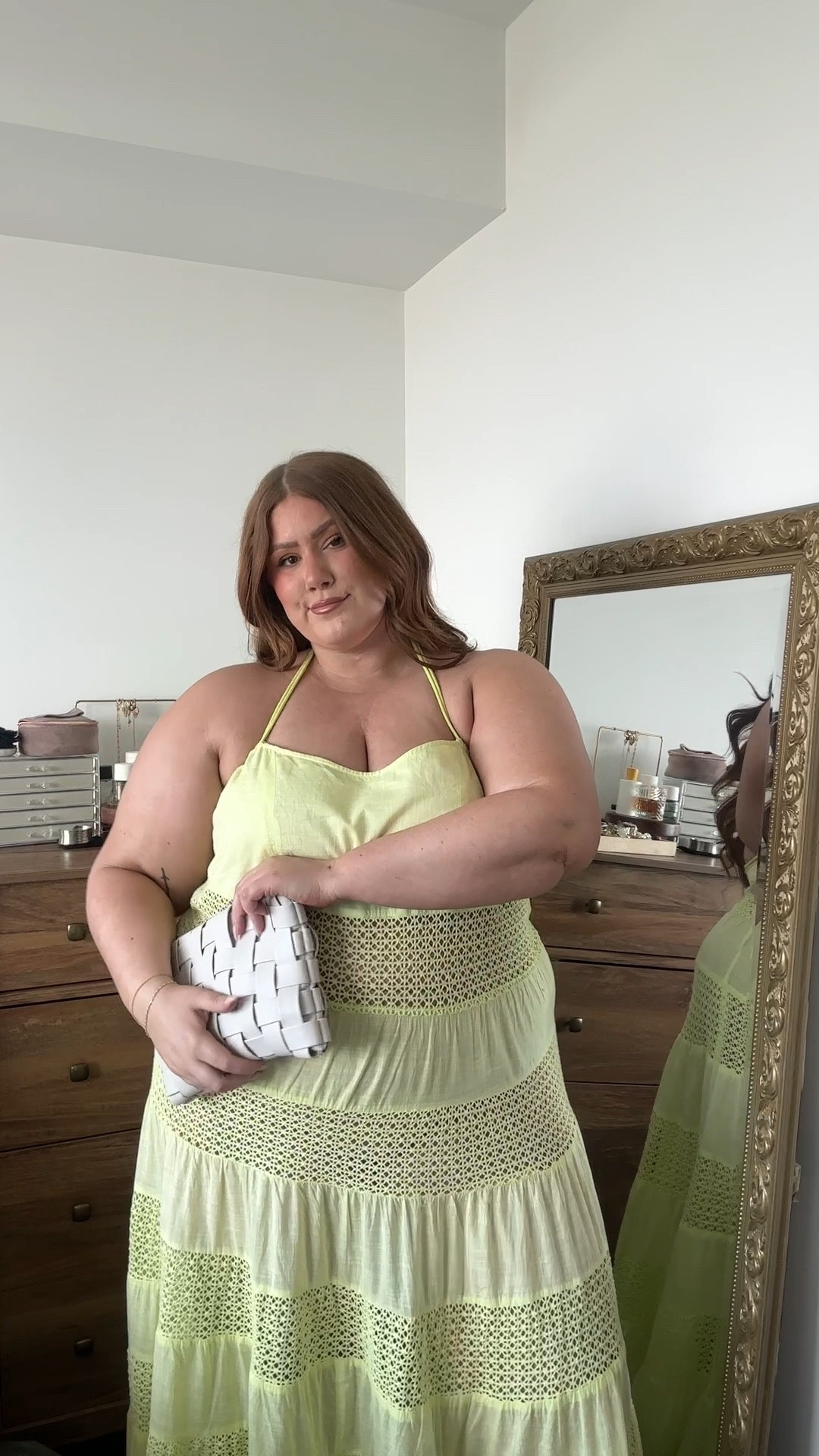 Plus size summer maxi dress!☀️ on the sheer side so I ended up using boob tape to diy my own strapless bra in the front and wore nude high waisted underwear. 

Weeeing a 2X! 

Sunmer outfit, beach dress, plus size 

#LTKpartywear #LTKplussize #LTKsummer