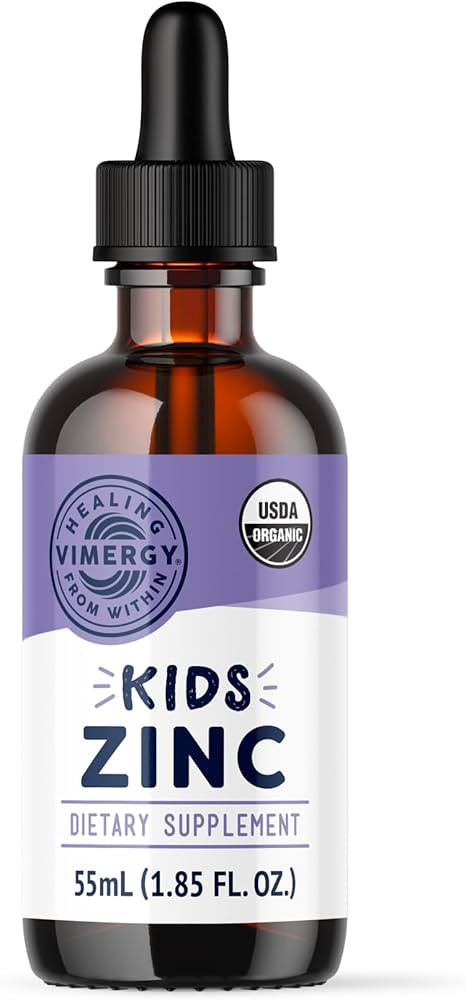Vimergy Kids Organic Liquid Zinc – Fast-Absorbing Immune Support* – Promotes Healthy Bones & ... | Amazon (US)
