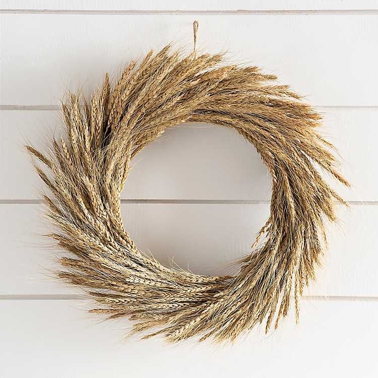 New!Dried Wheat Wreath | Kirkland's Home