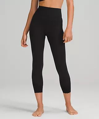 lululemon Align™ Scalloped Hem High-Rise Crop 23" | Women's Capris | lululemon | Lululemon (US)