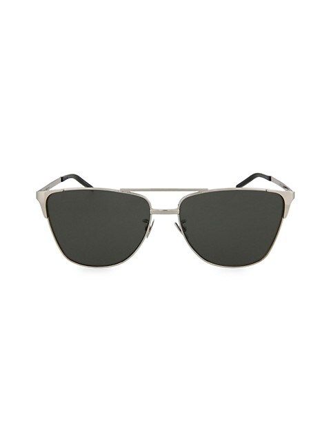 Saint Laurent 59MM Pilot Sunglasses on SALE | Saks OFF 5TH | Saks Fifth Avenue OFF 5TH