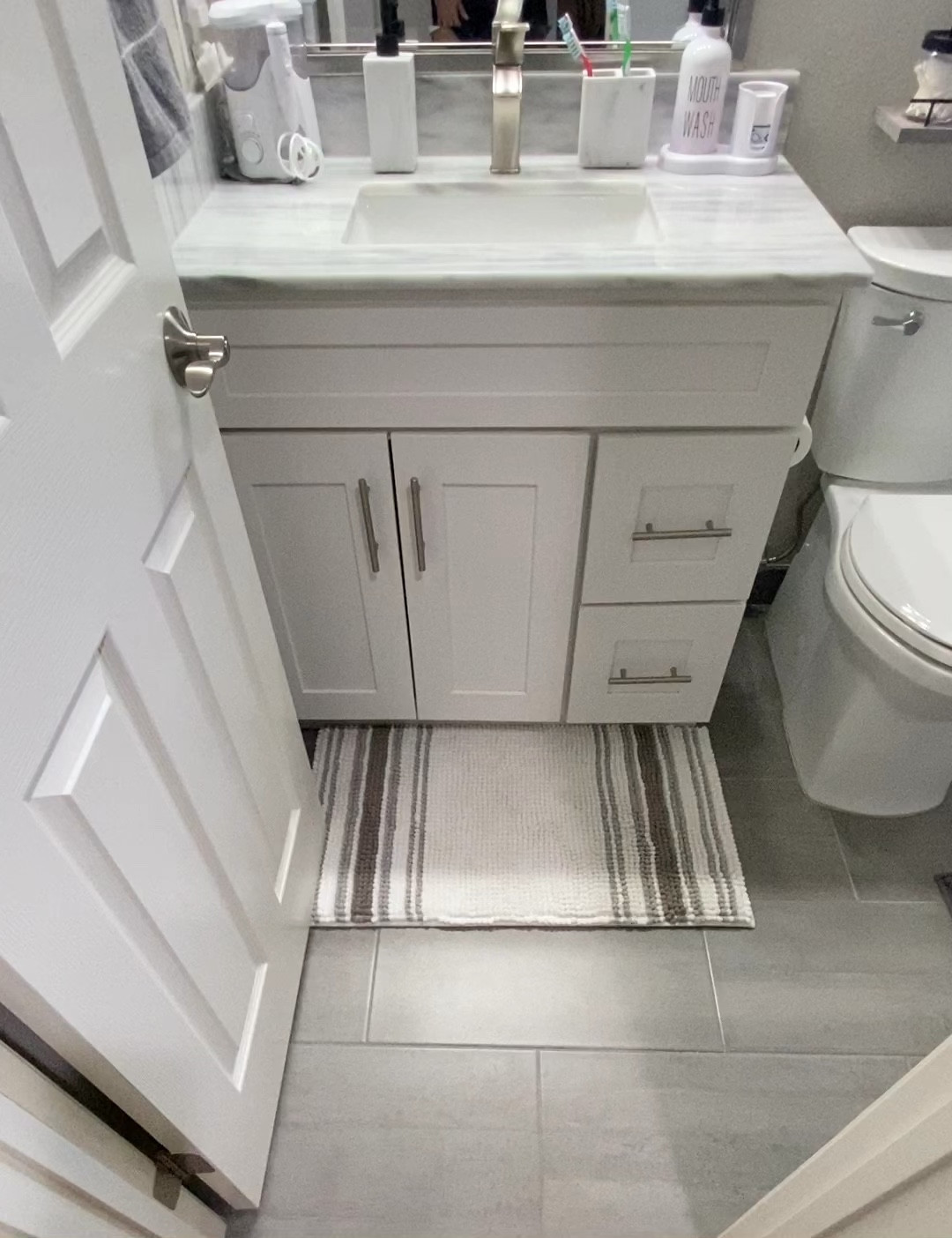 Quick bathroom refresh 

Shop product below ⬇️⬇️⬇️

#LTKbathroom #LTKbathroomdecor #LTKtargetfinds

#LTKfindsunder50 #LTKhome #LTKVideo