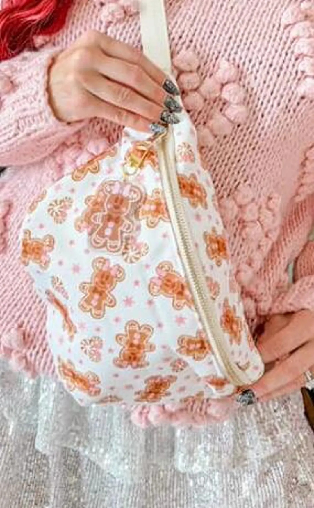 Minnie Gingy Fanny Pack | Gingerbread Mouse Belt Bag | Disney Christmas Fanny Pack | Magical Fann... | Etsy (US)