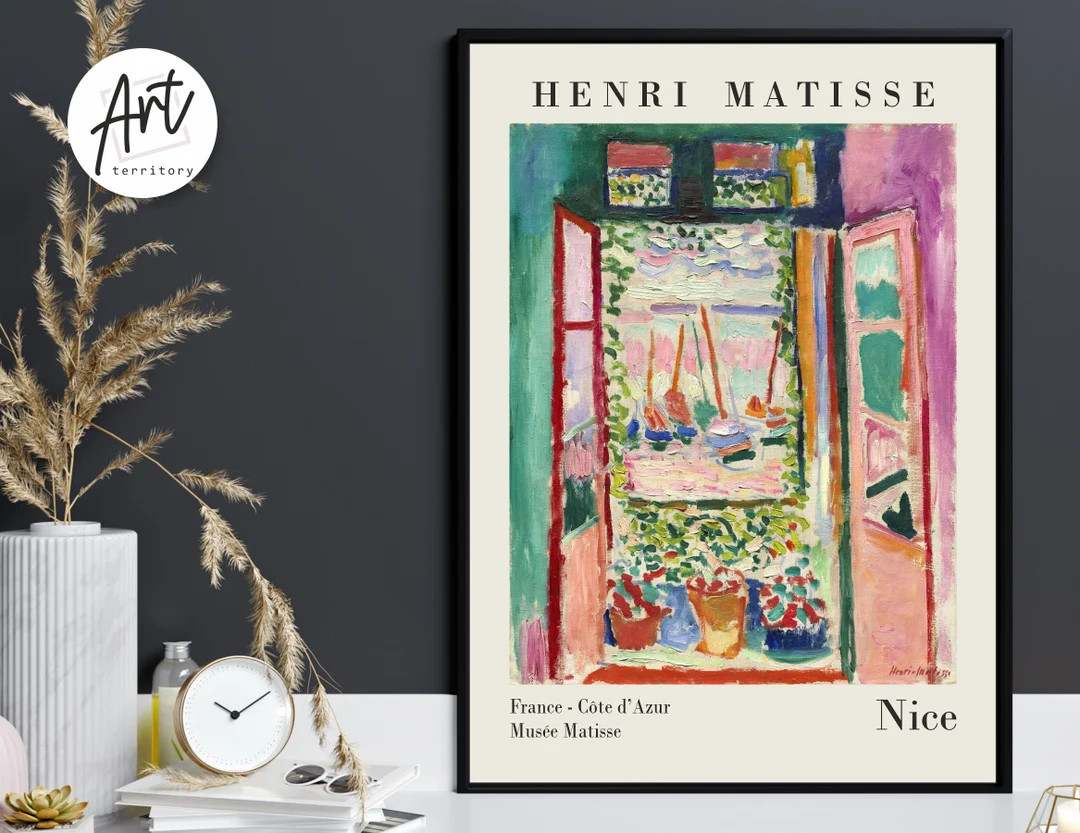 Open Window Matisse Print Poster Art Nouveau | Etsy (UK)